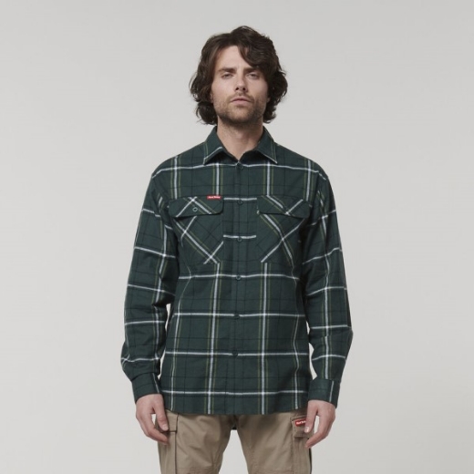 Picture of Hard Yakka Check Flannel Shirt- Long Sleeve